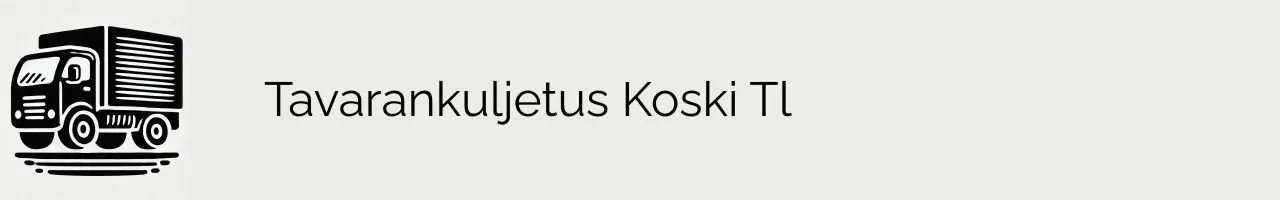 Tavarankuljetus Koski Tl